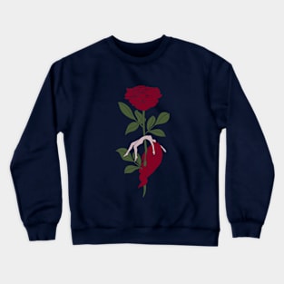 Rose girl Crewneck Sweatshirt